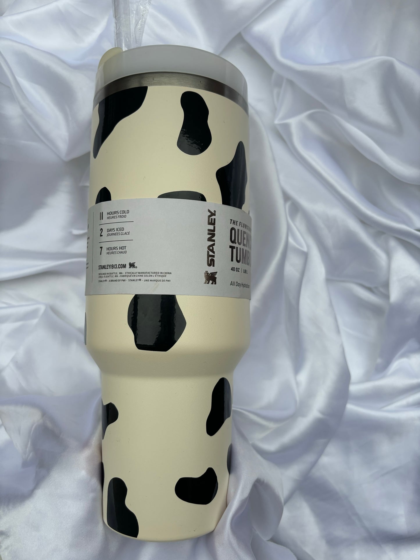 Cow Print Stanley Quencher H2.0 FlowState